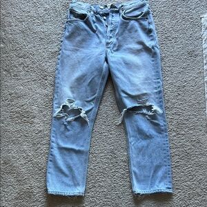 Agolde Riley high rise crop jeans
